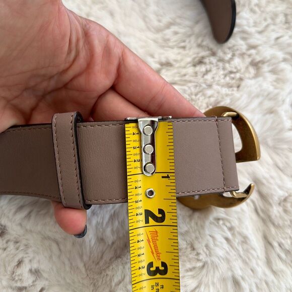 Gucci Calfskin GG Marmont 40mm Belt Size 95 in Porcelain Rose main image 4